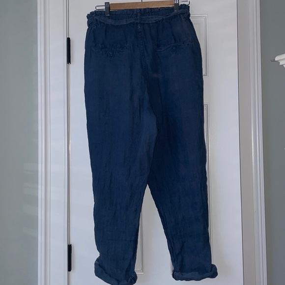 Free People Denim Pull on Trousers SZ Medium - Picture 2 of 7
